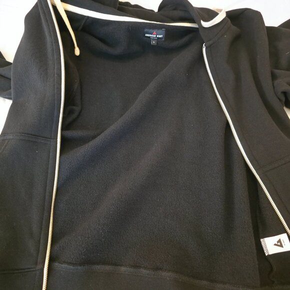 American Giant Classic Full Zip Hoodie Black - Picture 13 of 13